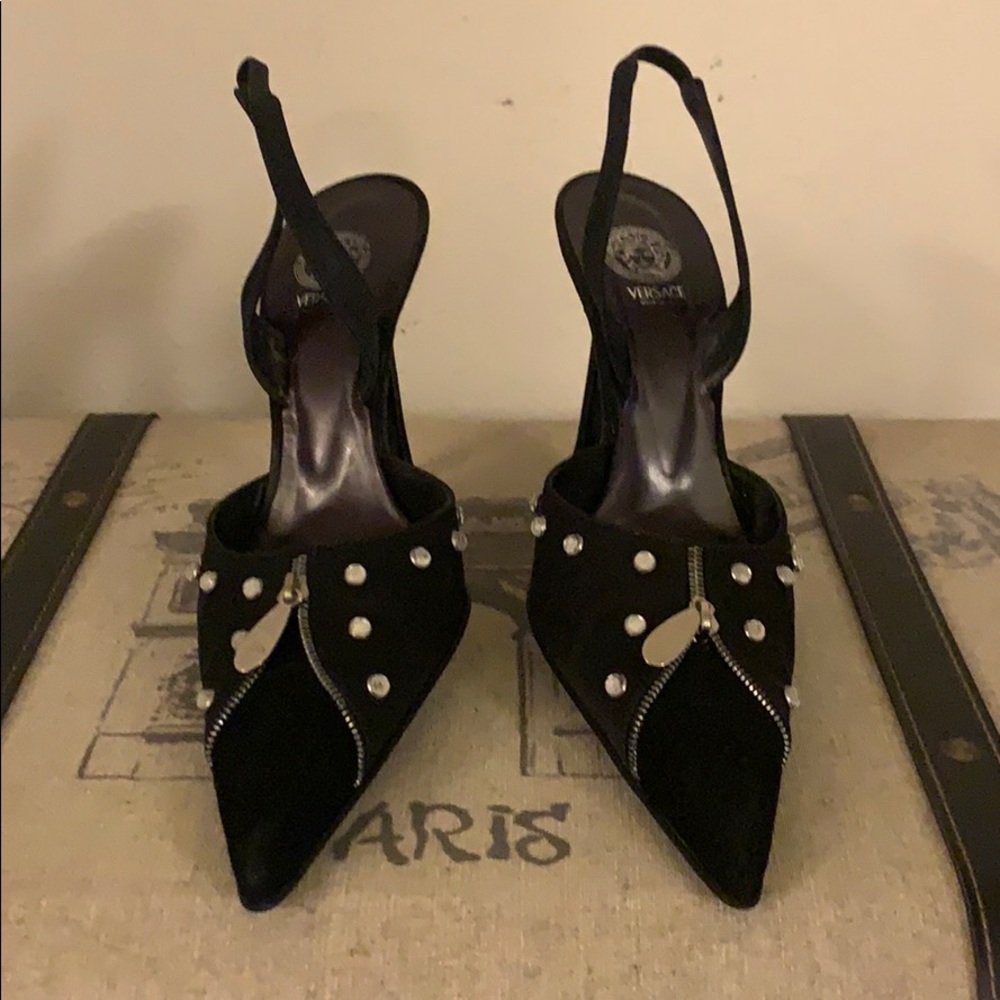 Versace slingbacks
